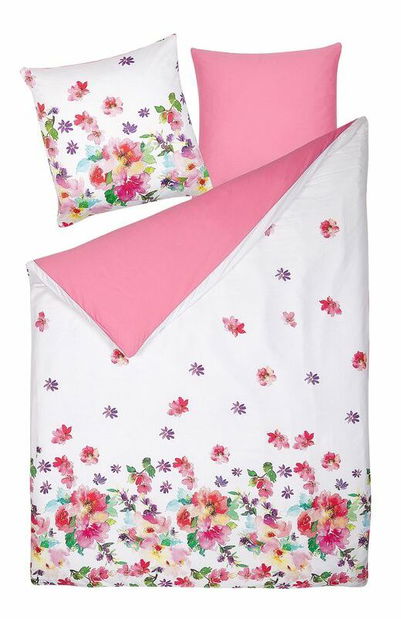 Lenjerie pat 135 x 200 cm Larza (alb)