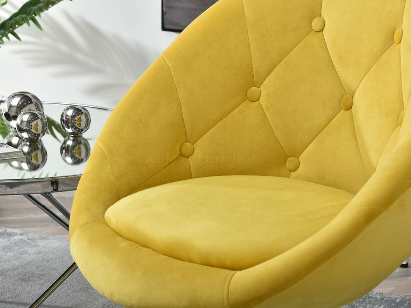 Fotel Lush 3 (sárga + fekete)