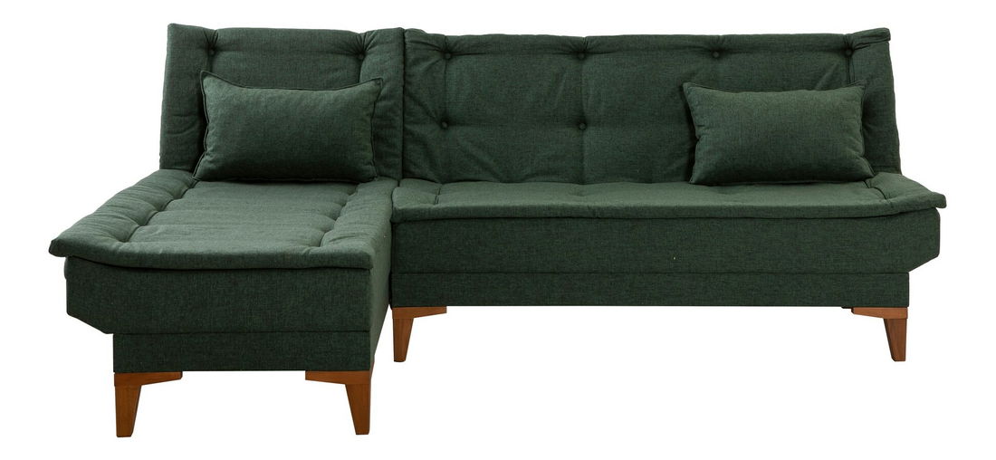 Canapea extensibilă Syrma (verde) (S)