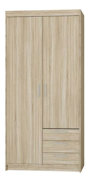 Ormar za garderobu Elanor 2D 3S (hrast sonoma)