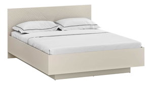 Manželská posteľ 160 cm Explicaba (kašmír + dub castello)