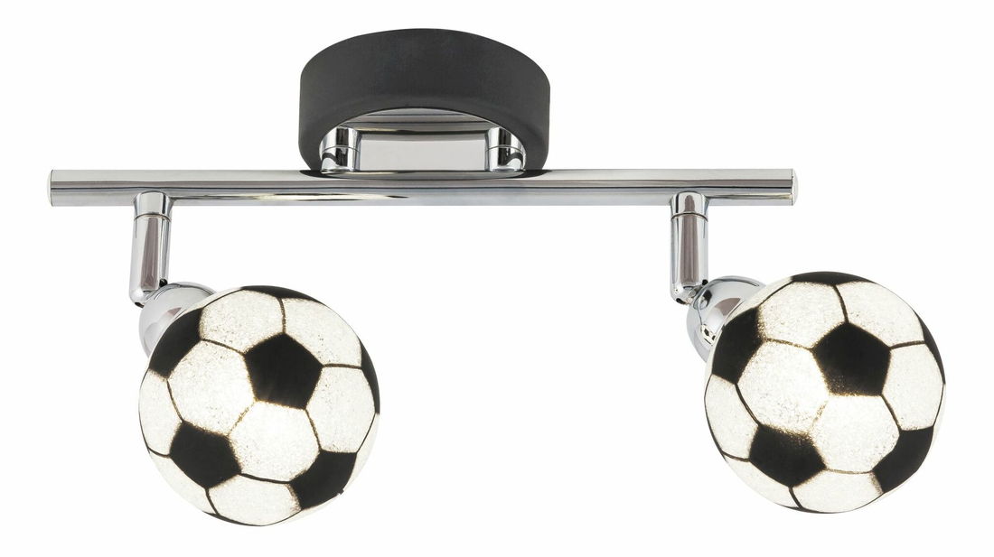 Dekoratívne svietidlo Frankie 4472 (chrómová + čierna)