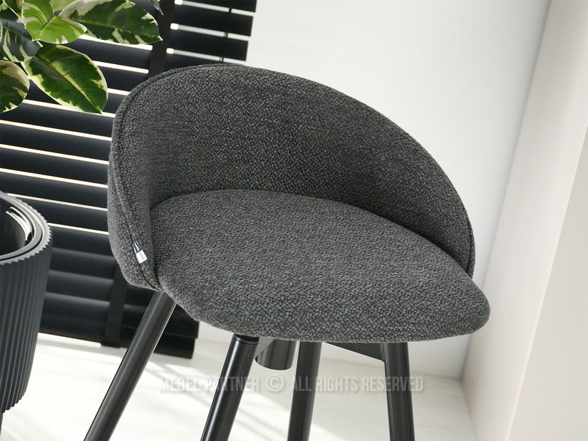 Stolička Ignis (tmavý grafit + čierna)