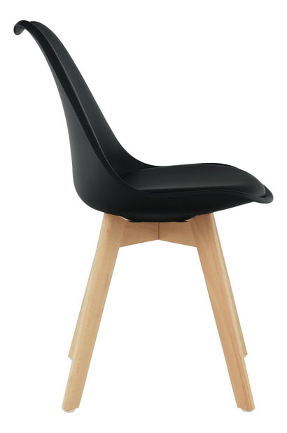 Jedálenská stolička Balmaris (čierna)