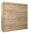 Dulap de haine 200 cm Toki (stejar sonoma + stejar sonoma)