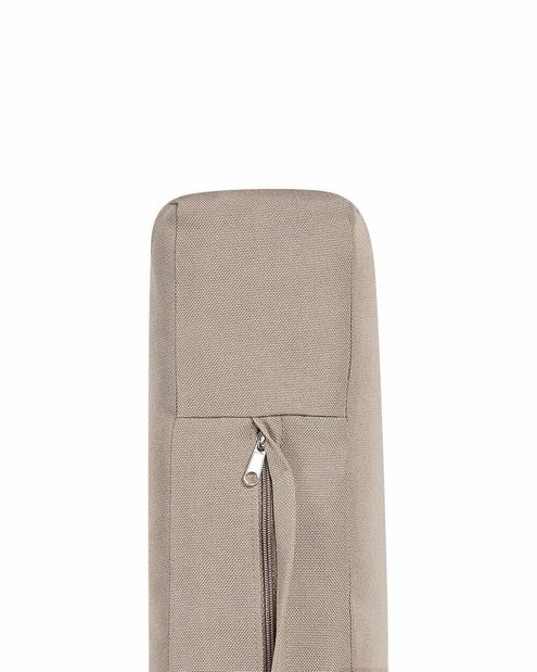 Set 2 buc scaune de grădină Theta (lemn deschis + gri închis) 