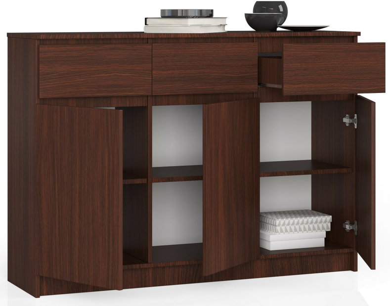 Comodă cu sertare Kuwait 3D 3D (wenge)