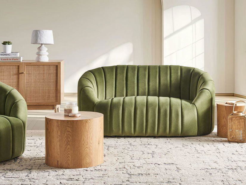 Pohovka dvojsedačka Malza (zelená)