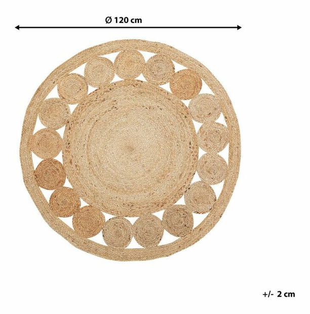 Koberec 120 cm Anaco (béžová)
