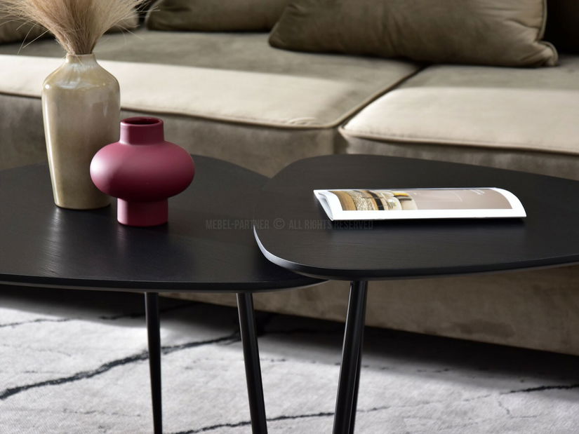 Dohányzóasztal Rossi Zest Xl (fekete)