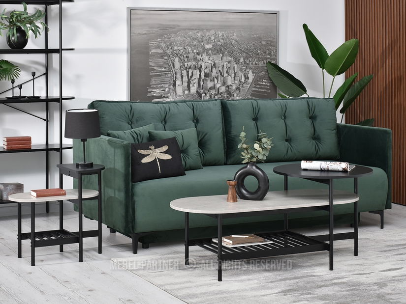 Dohányzóasztal Lorelail Xl (fekete)