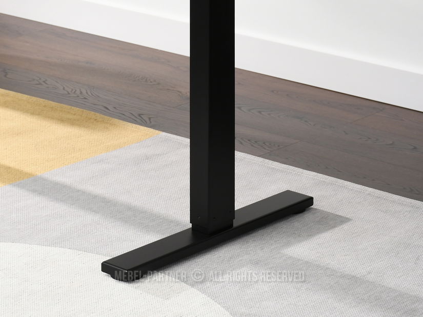 Masă PC Osto 120 (beton + negru)