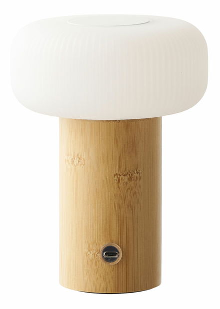 Lampă de masă Srilinaora (natural + alb)