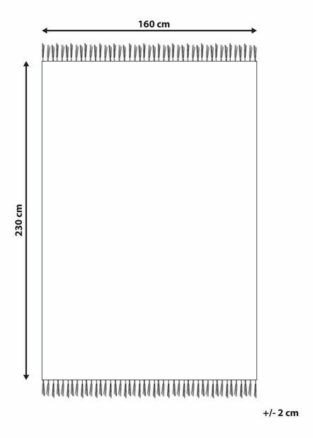 Koberec 160 x 230 cm Pazza (biela)
