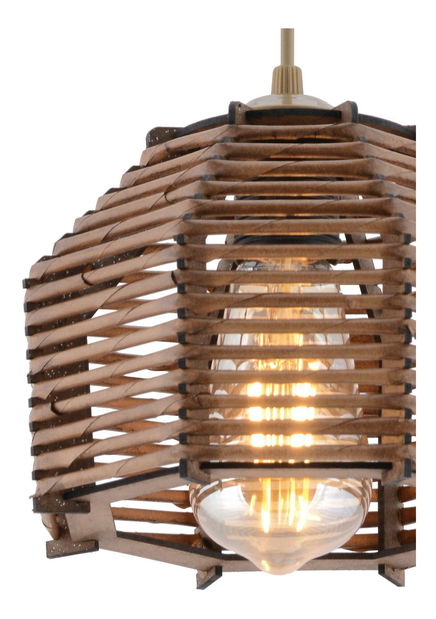 Stropna svjetiljka Bamborenso 2 (prirodna)