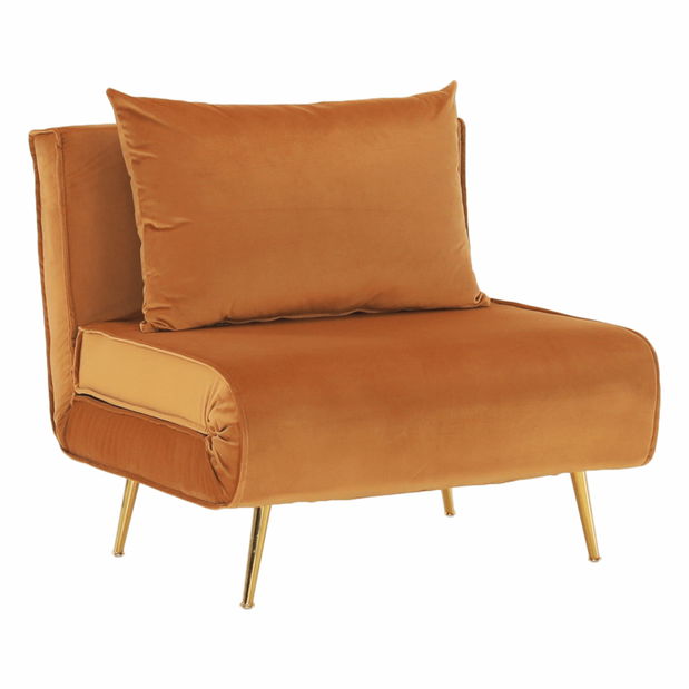 Fotoliu extensibil Milla (muștar) 