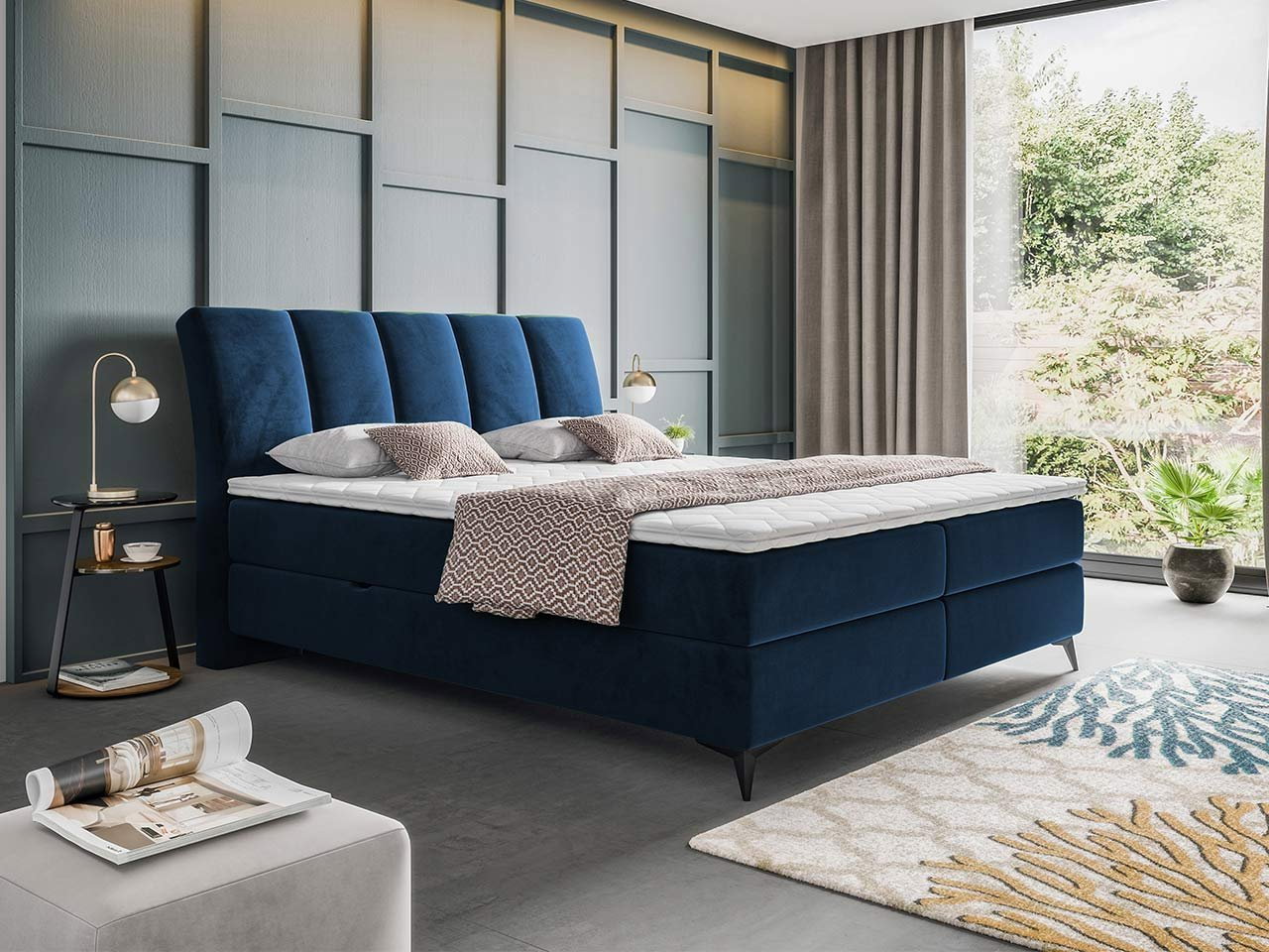 Franciaágy Boxspring Basil (160x200) (Fresh 11)