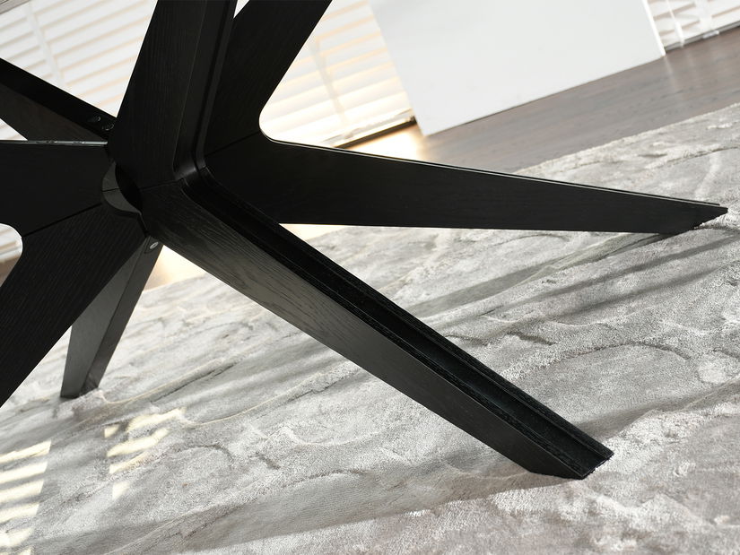 Jedálenský stôl Santander (čierna)