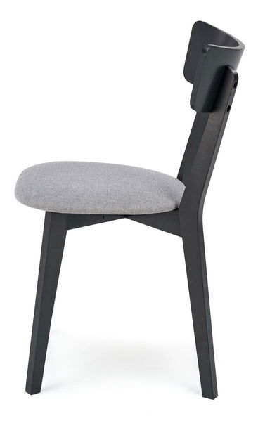 Scaun sufragerie Tentempies (negru + gri) 