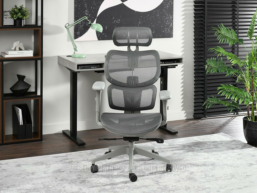 Fotoliu de birou Huio (gri)