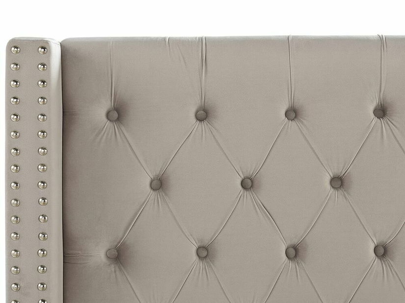 Manželská posteľ 180 cm Lubbka (sivá)