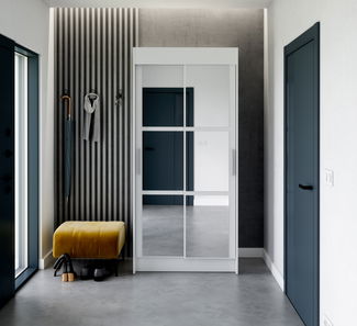 Dulap de haine Karillo 100 (Alb)