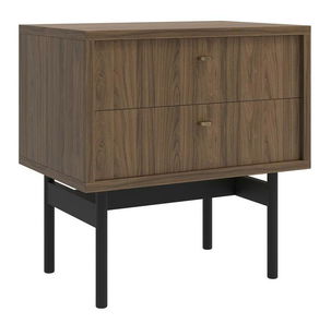 Éjjeliszekrény Oscar O3 (dió + fekete)