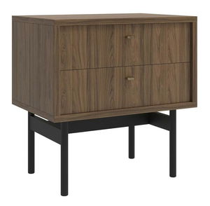 Noćni stolić Oscar O3 (orah + crna)