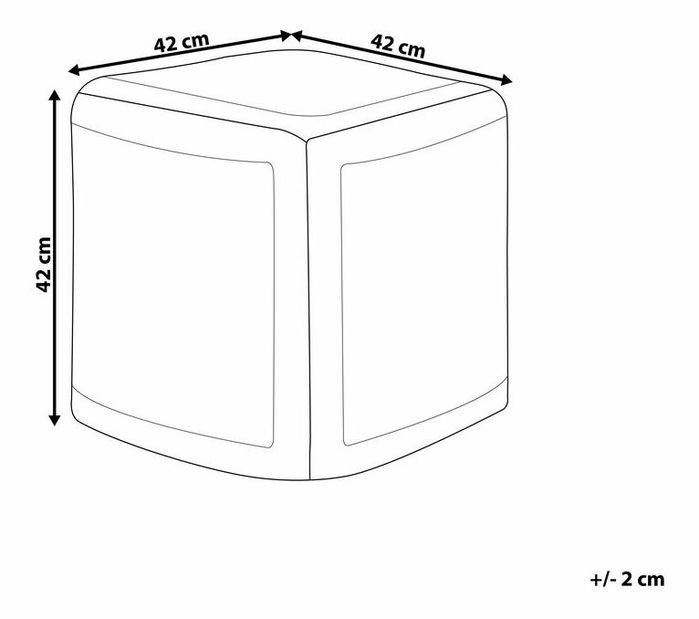 Taburetka Magma (tmavosivá)