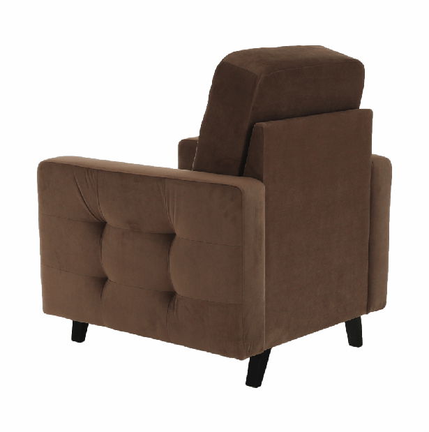 Relaxačné kreslo Merina (hnedá + wenge)
