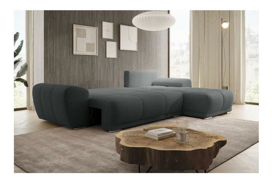 Kutna garnitura Kermit (tamnosiva)