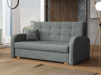 Sofa na razvlačenje Clovea Gold III (tamnosiva) (s prostorom za odlaganje)