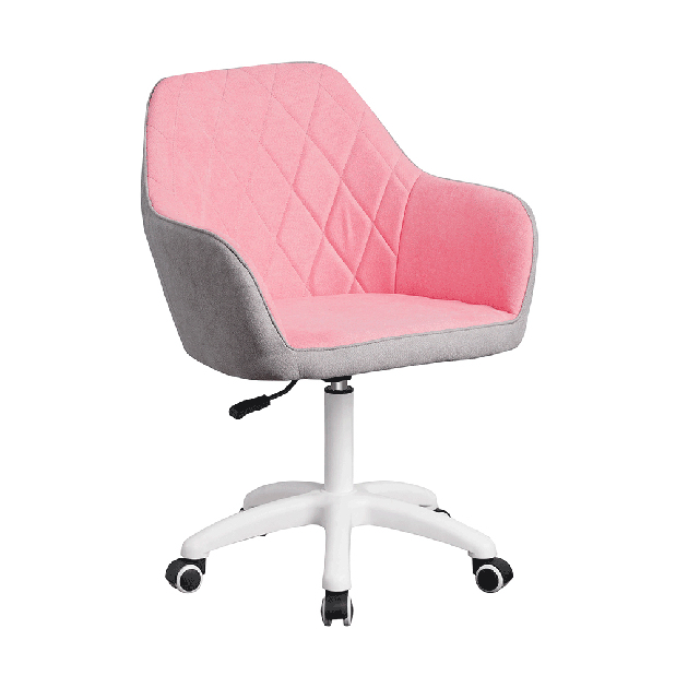 Kancelárska stolička Senta (ružová + sivá) *bazár