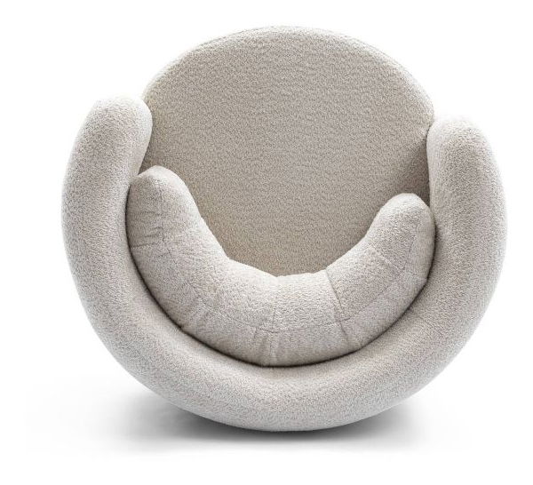 Otočné kreslo Wanita (biela) (360°)