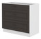 Donji kuhinjski ormarić Sheila 80 D 3S BB (bijela + grafit)