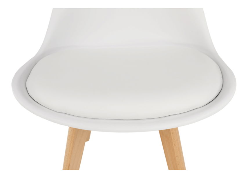 Jedálenská stolička Balmaris (biela)