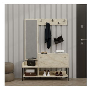 Set za predsoblje Aliex 45 (travertin) (s ogledalom)