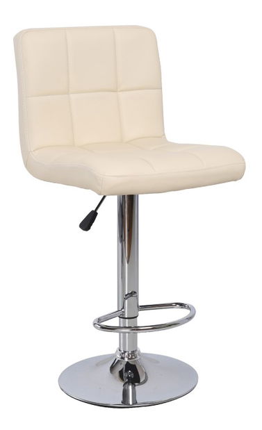 Barová stolička Kandy (béžová + chróm)