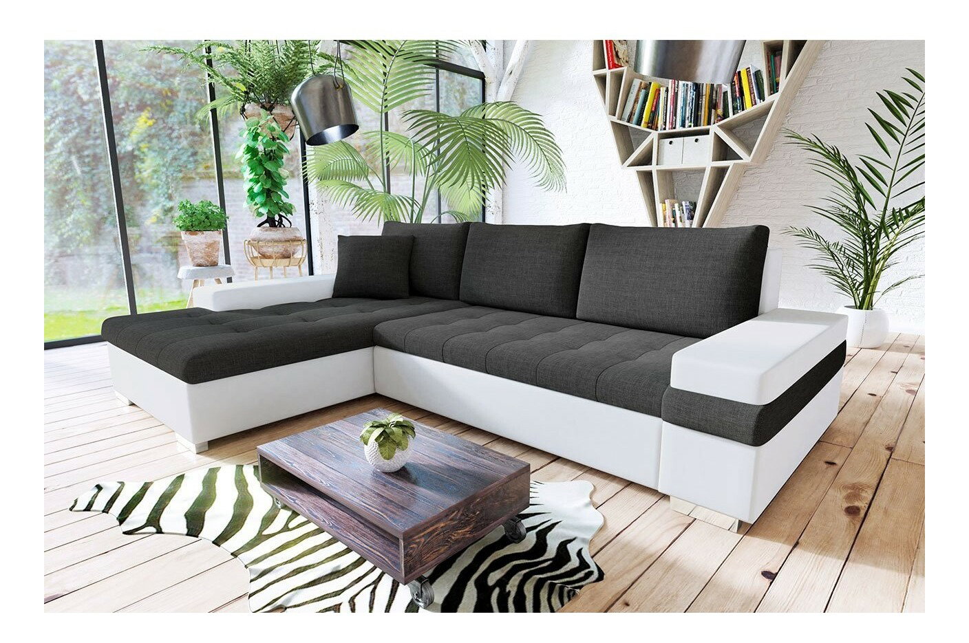 Ülőgarnitúra Lilith (öko-bőr Soft 017 + Lux 06)