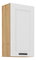 Felsőszekrény Lesana 2 (fehér + artisan tölgy) 50 G-90 1F 