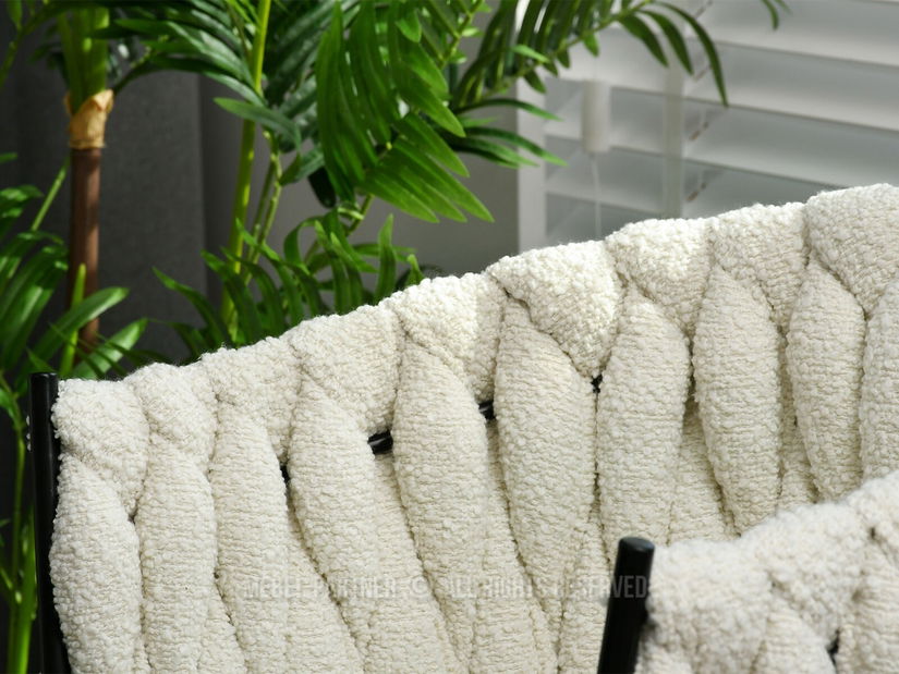 Stolička Roza (krémová + čierna)