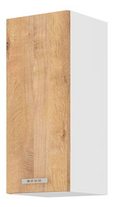 Dulap superior bucătărie Sylrona 30 G 72 1F (stejar lefkas + alb)