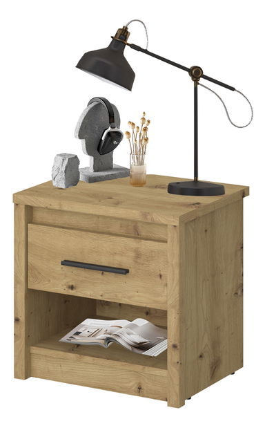 Éjjeliszekrény Andra (artisan tölgy)