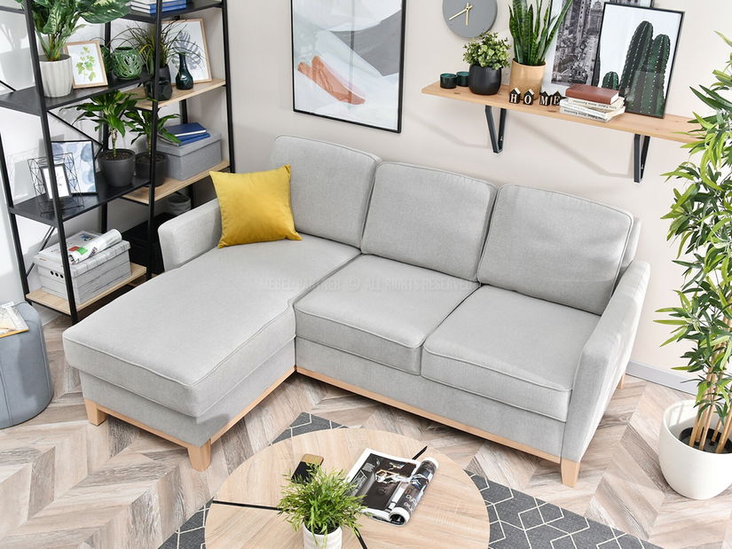 Sarokkanapé Biblioteca (szürke)