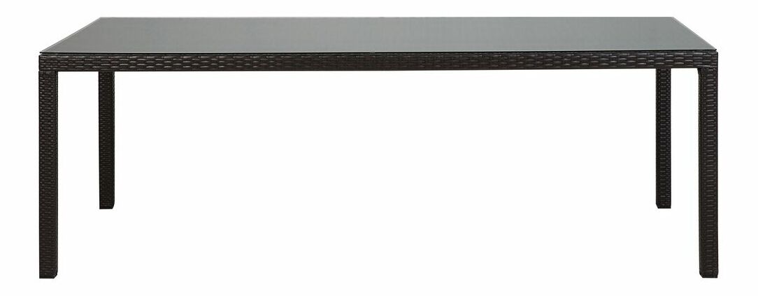 Masă de grădină Talian 220 (maro închis)