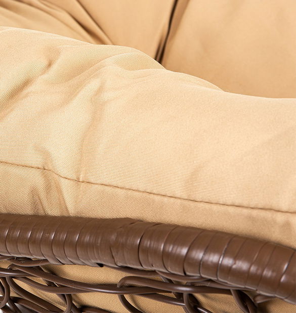 Felakasztható hintafotel Cleopatra (barna + bézs)