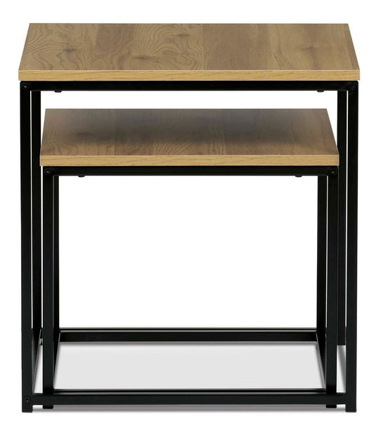 Set 2 măsuțe consolă Algarabias (stejar sălbatic)