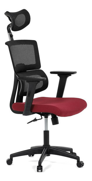 Irodai fotel Kurosadas (bordó + fekete)