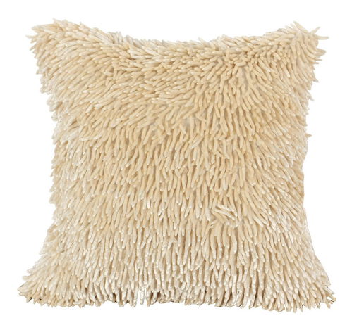 Dekoratív párna 50X50 cm Shaggy (krém) (1 db.)
