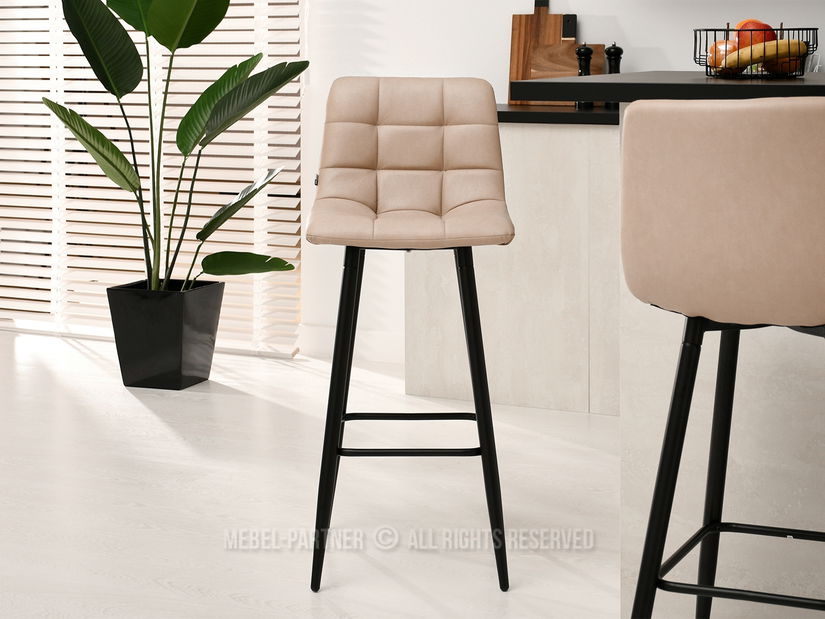 Stolička Nico (béžová + čierna)